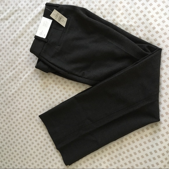 NWT Loft Marisa Boot Cut Petite Grey Dress Pant - Picture 2 of 4
